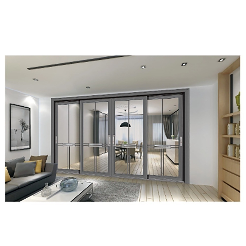 SKATE Modern Design Aluminium Schiebetüren mit 35dB Schalldämmung für Wohnraum