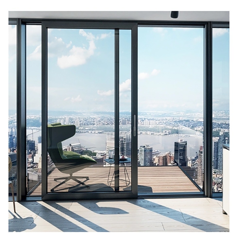 SKATE Modern Design Aluminium Schiebetüren mit 35dB Schalldämmung für Wohnraum