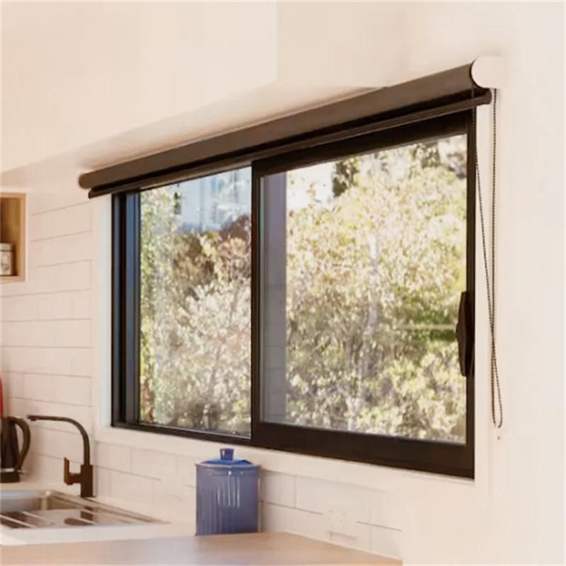 Mode Neues Design Anpassungsfähiges Aluminium Aluminium Schiebefenster mit einer Wandstärke von 2,2 mm