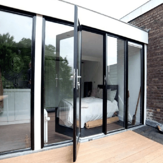 Modernes Design Hochwertige Aluminium-Gehäuse Wasserdichte Tür für Türvertrieb
