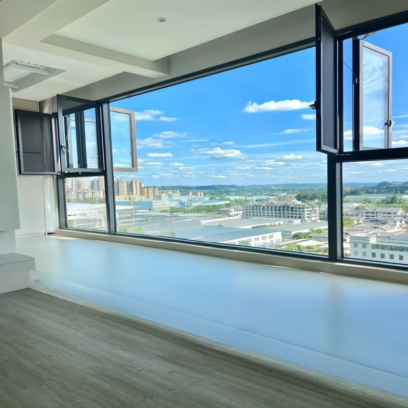 Schalldämmung mit 8-Wege-Dichtung für Fenster mit thermischer Auflösung Aluminiumprofil für geräuschfreie Arbeits- und Wohnumgebungen