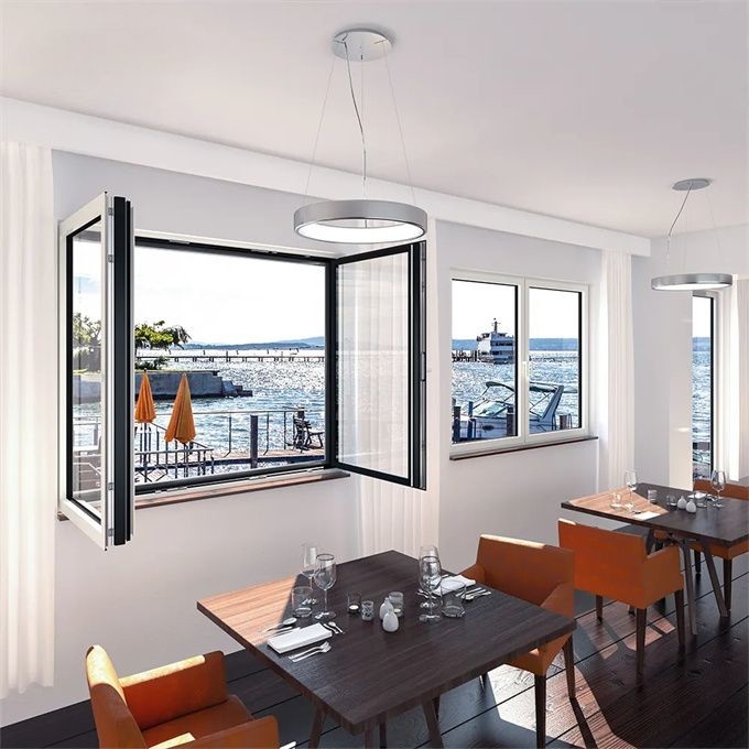 Schalldämmung mit 8-Wege-Dichtung für Fenster mit thermischer Auflösung Aluminiumprofil für geräuschfreie Arbeits- und Wohnumgebungen