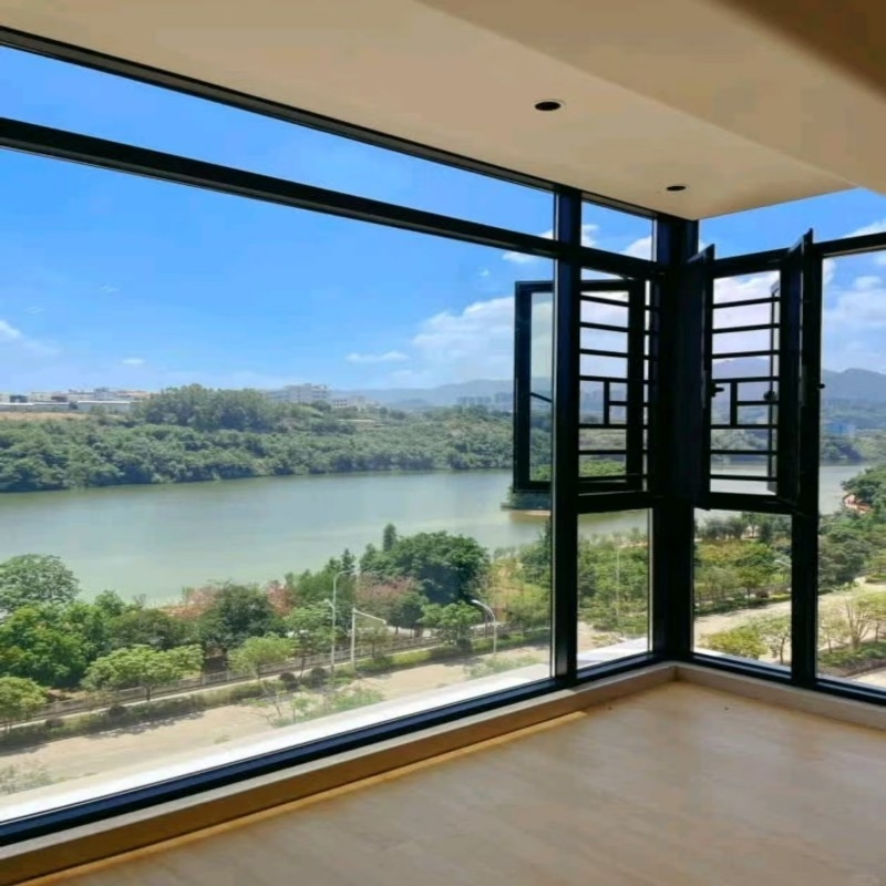 Ein-Stopp-Fensterherstellung Großhandel Thermal Break Aluminium Gehäuse Doppelverglasung Fenster für alle Wetterbedingungen