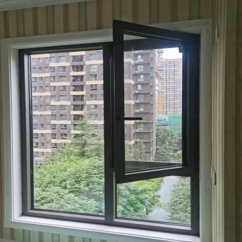 Ein-Stopp-Fensterherstellung Großhandel Thermal Break Aluminium Gehäuse Doppelverglasung Fenster für alle Wetterbedingungen