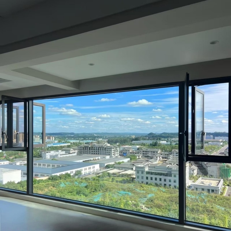Neueste Design-Aluminium-Fenster mit überlegener Lufttat für Wohnräume