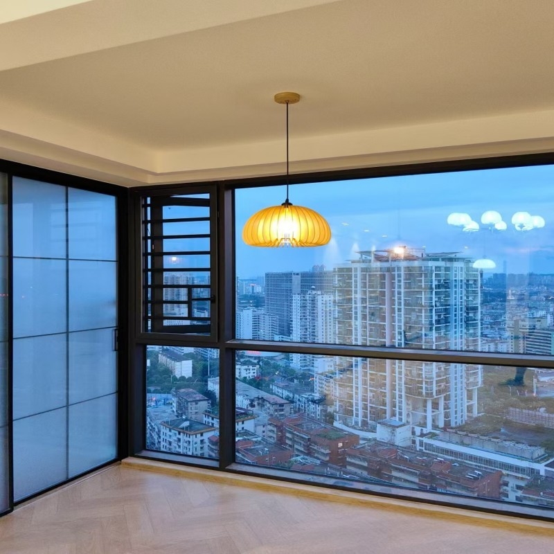 Hochleistungs-Premium-Aluminium-Fenster mit gehärtetem Glas für höchste Festigkeit