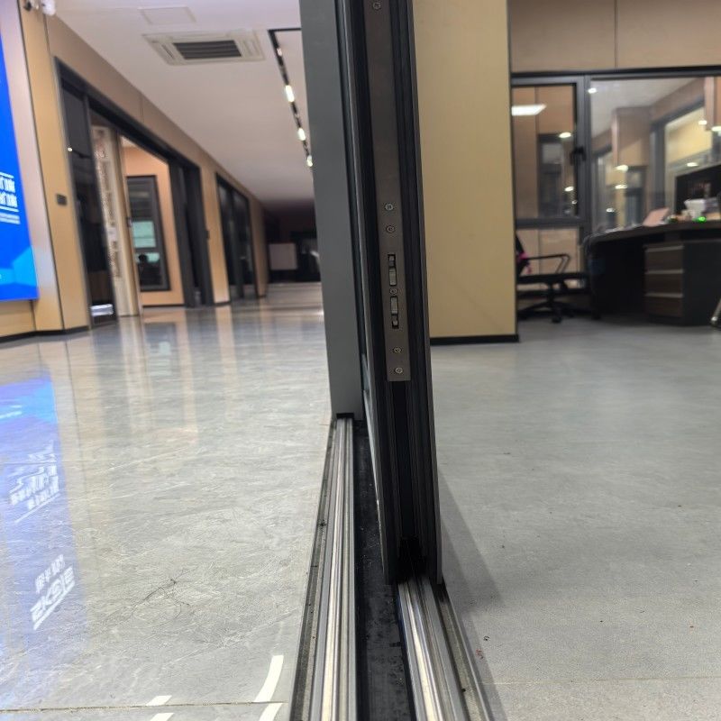 Premium USA Standard Thermisch getrennte Aluminium-Schiebetür für die Terrasse mit sicherem Schließsystem
