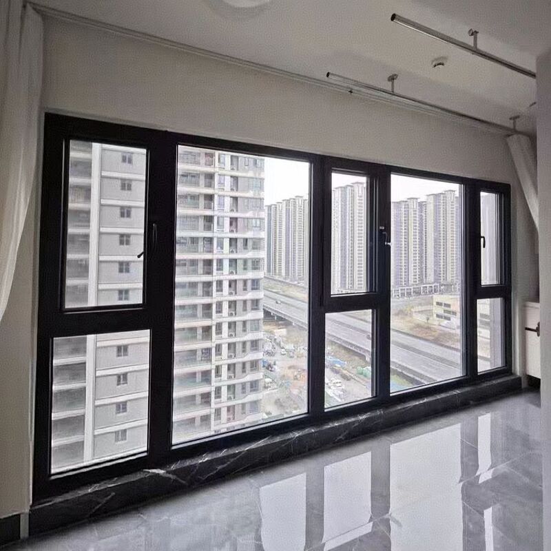 NFRC-zertifiziertes Aluminium-Fenster mit 5+27A+5 Glas und SHRC 0.22 für moderne Häuser