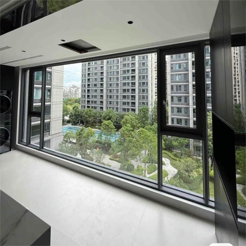 Moderne Energieeffiziente Wärmebrüche aus Aluminiumgehäuse Diebstahlschutz Schwingfenster mit Low-E Glas für die Küche