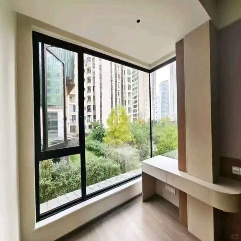 Korrosionsbeständige Aluminiumlegierung Gehäuse Wasserdicht Fenster Langlebige Hardware Schalldicht Modernes Design für Bad Schlafzimmer