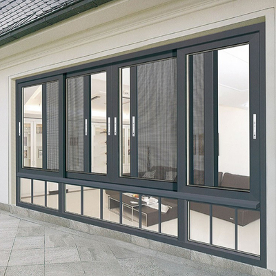 8-Wege-Dichtung Luftdichtheit Stufe 8 Aluminium-Schiebefenster für die Produktentwicklung