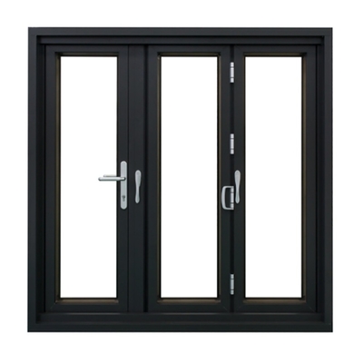 Wärmeabbruch Doppelverglasung Aluminiumprofil Aluminiumlegierung Gehäuse Fenster Swing Stil