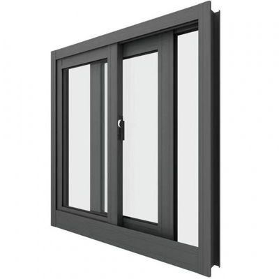 Gute kundenspezifische Thermal Break Aluminium Horizontales Schiebefenster mit Aluminiumrahmen