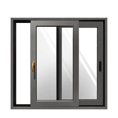 Anpassung von Doppelverglasung Thermal Break Aluminium Gleitglasfenster für Klappbildschirm