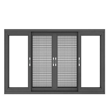 Wärmeabbruch-Aluminium-Fensterventilator für Wohnprojekte